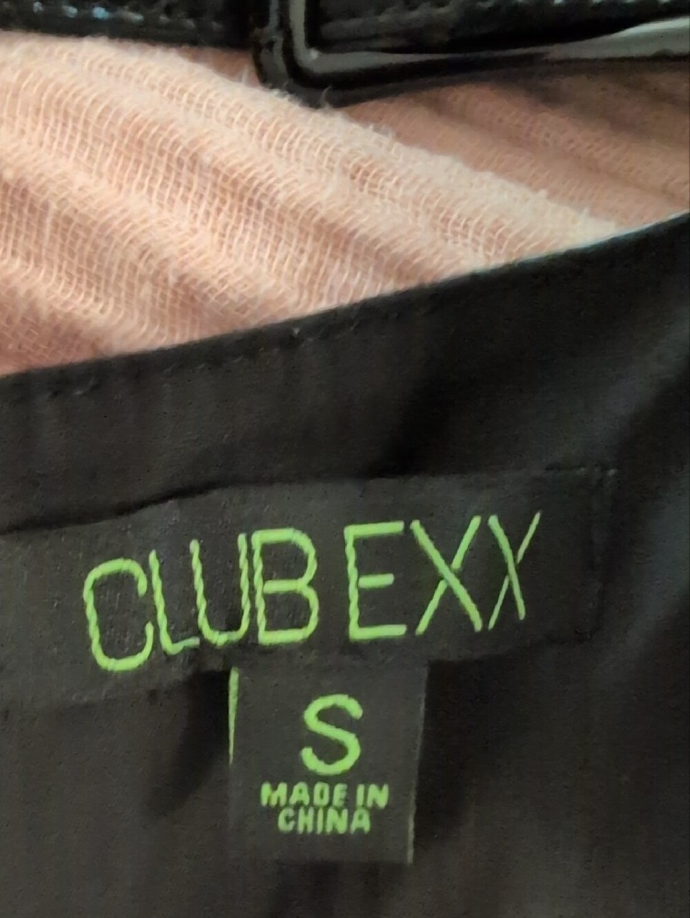 Black Patent Faux Leather Strappy Bolero Shrug - Picture 2 of 3